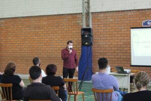 Reunião com comunidade para discussão do Plano Diretor.