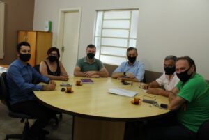 Visita do Deputado Edson Brum PMDB .