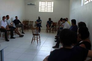 Reunião nas dependências do sindicato dos trabalhadores rurais